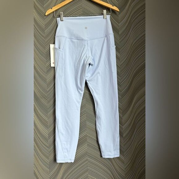 Lululemon Align High-Rise Pant with Pockets 25" Pastel Blue size 14 NWT - Picture 2 of 7